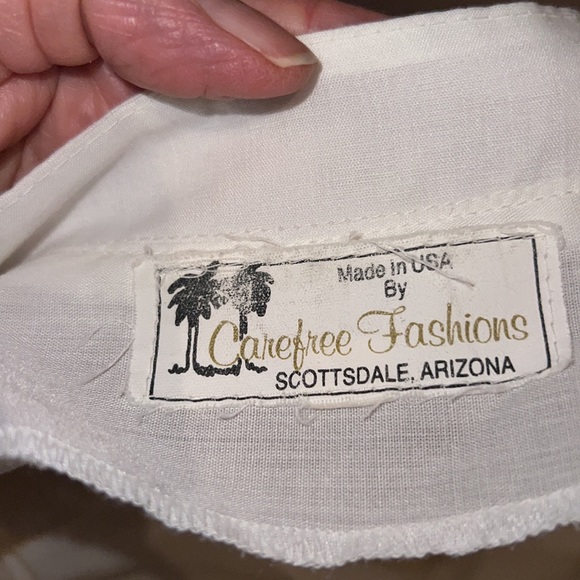 Carefree Fashions Scottsdale Arizona Button-Up Blouse Made in USA - Picture 9 of 14